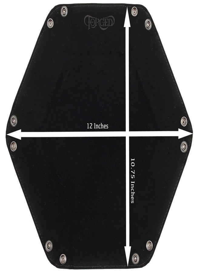 فورجد دايس كو. صينية نرد معدنية بتصميم جلد التنين بألوان قوس قزح من شركة فورجد دايس، مقاس 6.5 بوصة، تتميز بحركة دوران هادئة، ومشابك أقوى تثبت النرد بإحكام أكثر من الصواني الأخرى. - Image 5